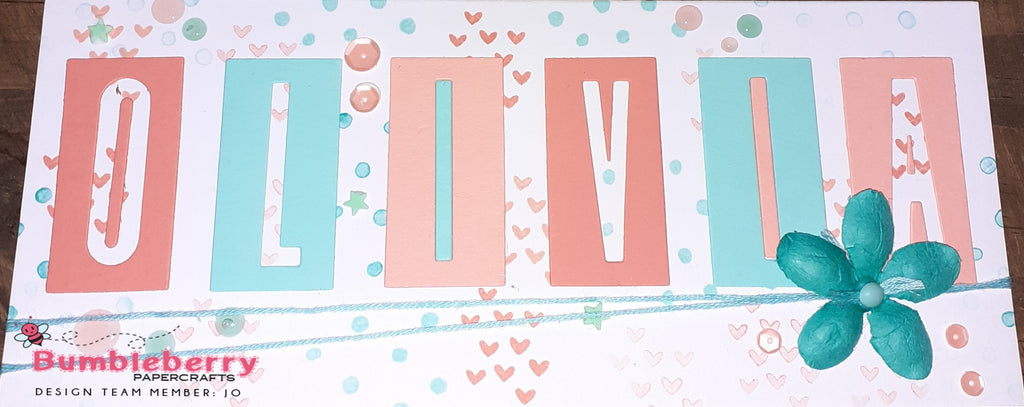 The Importance Of Alphabet Dies To Personalise Your Cards, using Concord and 9th Product (All The Letters)