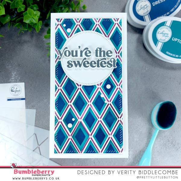 Layering colours with layering stencils - PinkFresh Studio