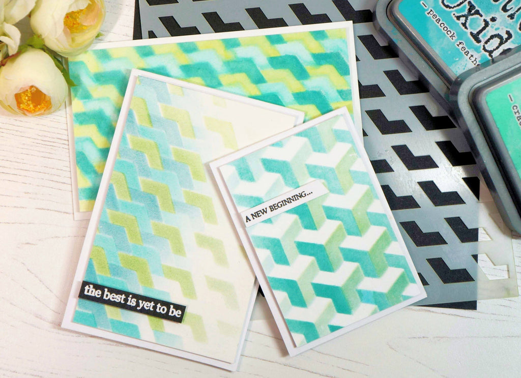 Cartes Altenew Weave Builder par Jen Kray