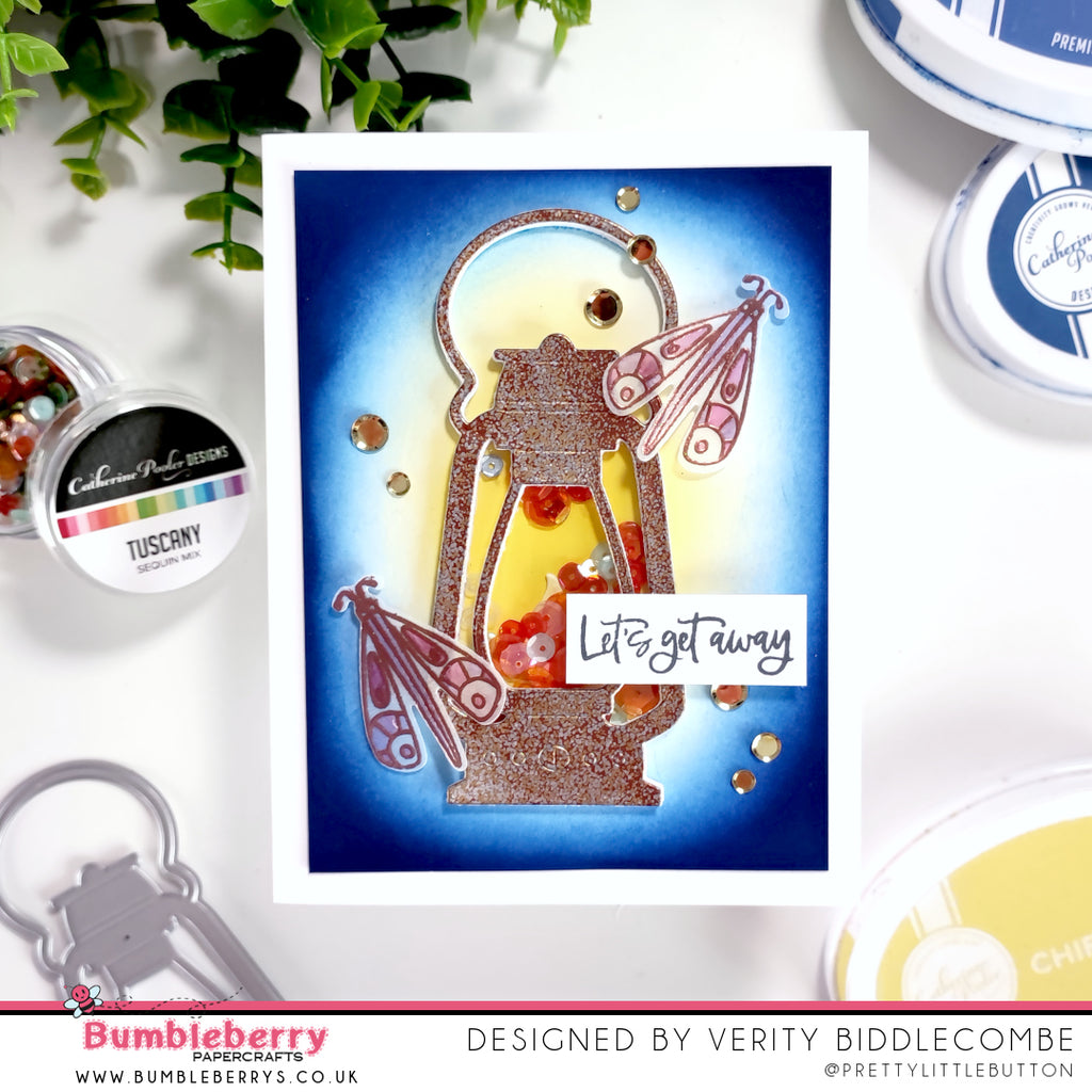 Ink blending light onto your card | Catherine Pooler designs Summer Nights