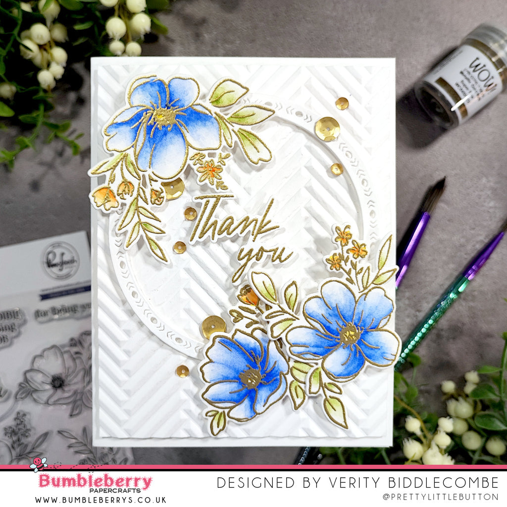 Tu es le meilleur! Carte de remerciement PinkFresh Studio