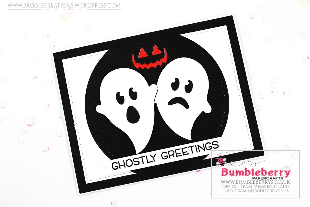 Carte d'Halloween utilisant les coupes de miel « The Name's Jack » de Honey Bee Stamps !