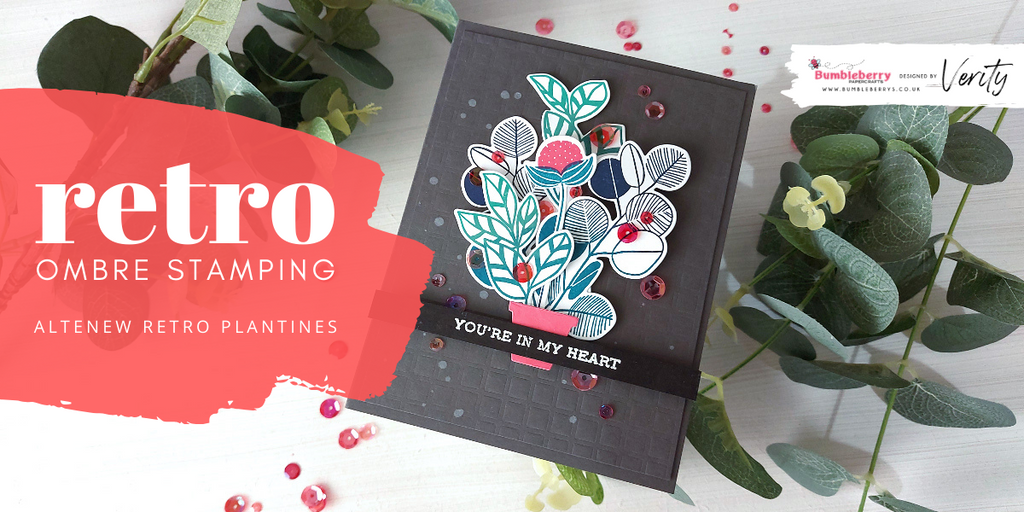Estampage Ombre Rétro - Altenew Retro Plantines
