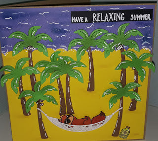 Créer une scène de plage à l'aide de tampons et de matrices Lawn Fawn