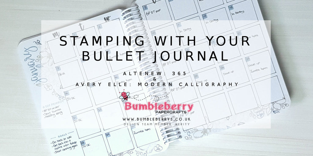 Tamponner avec votre Bullet Journal