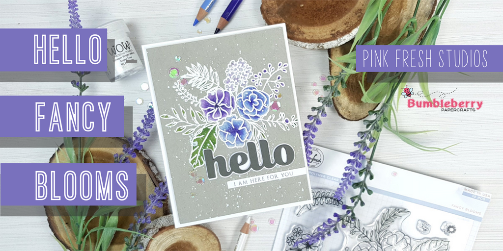 Bonjour Fancy Blooms - Pink Fresh Studios