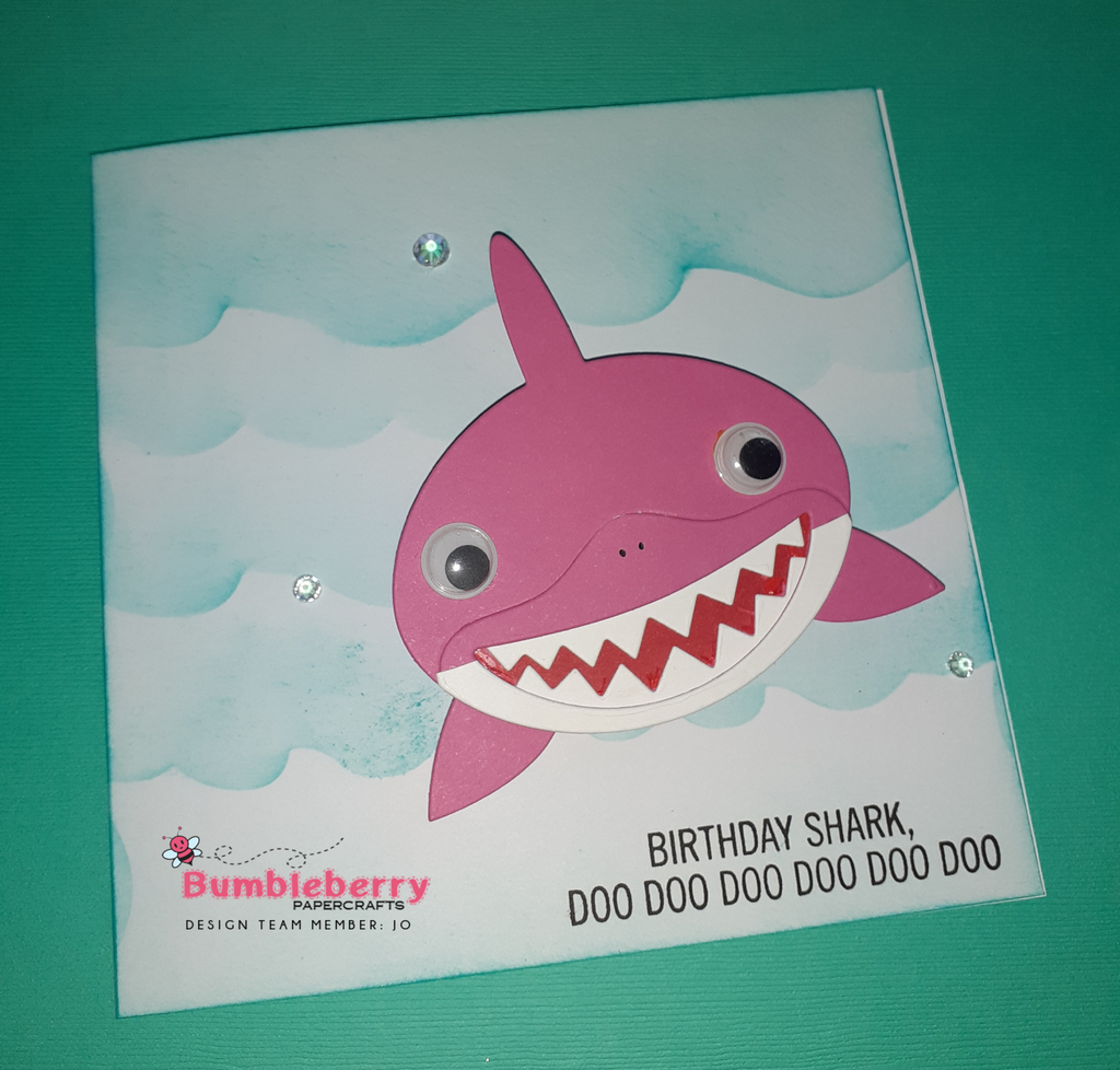 Baby Shark, Doo, doo, doo ....... Using the baby shark die.