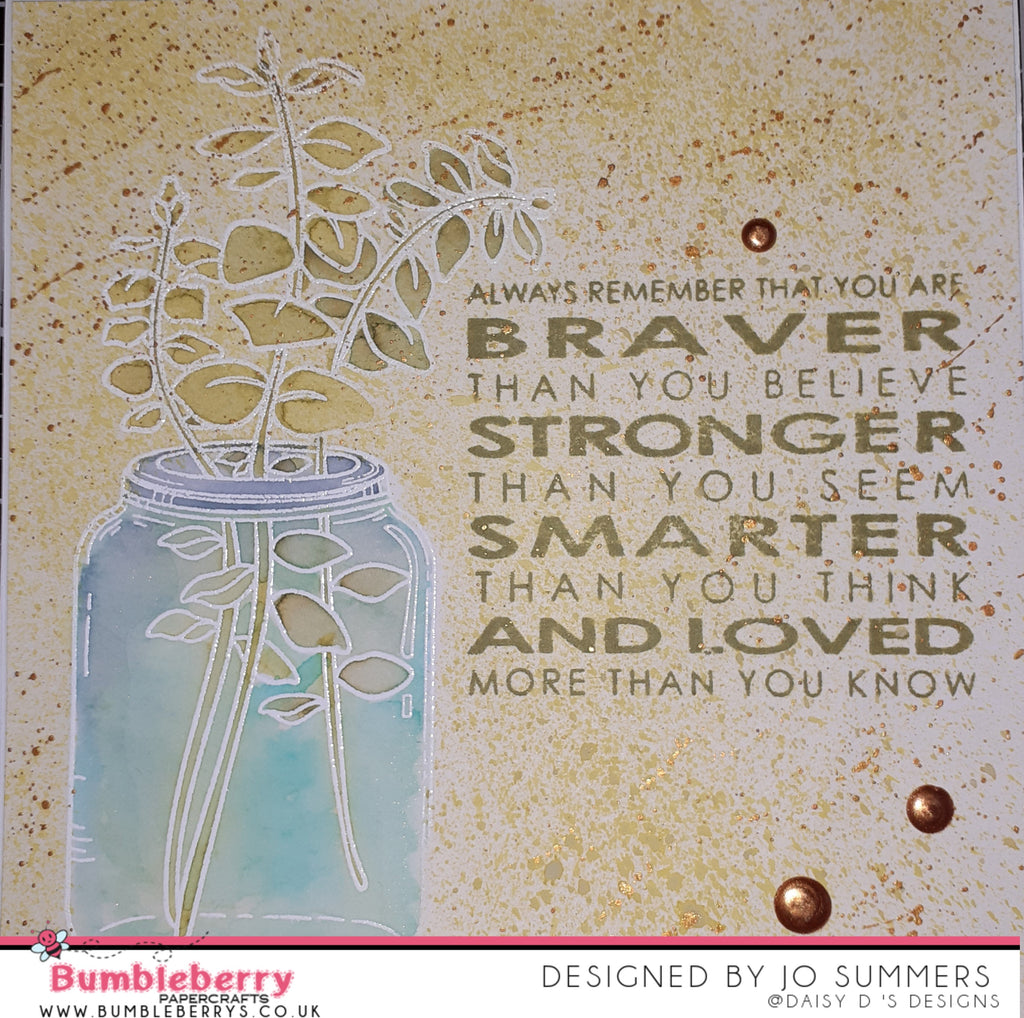 Using Stamps &  Mask / Stencils To Create A Water Coloured Affect With Zig Clean Colour Markers.