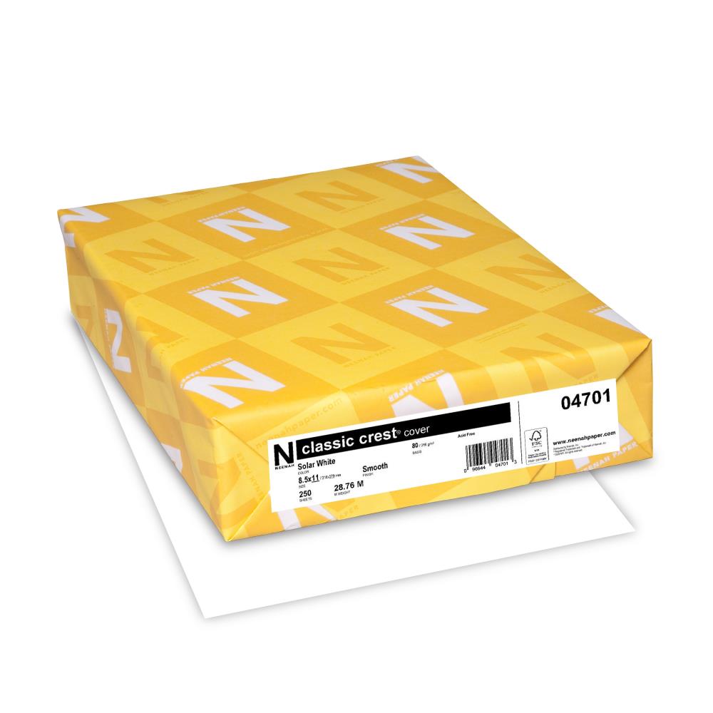 Neenah Classic Crest 80lb 8,5"x11" paquet de 250