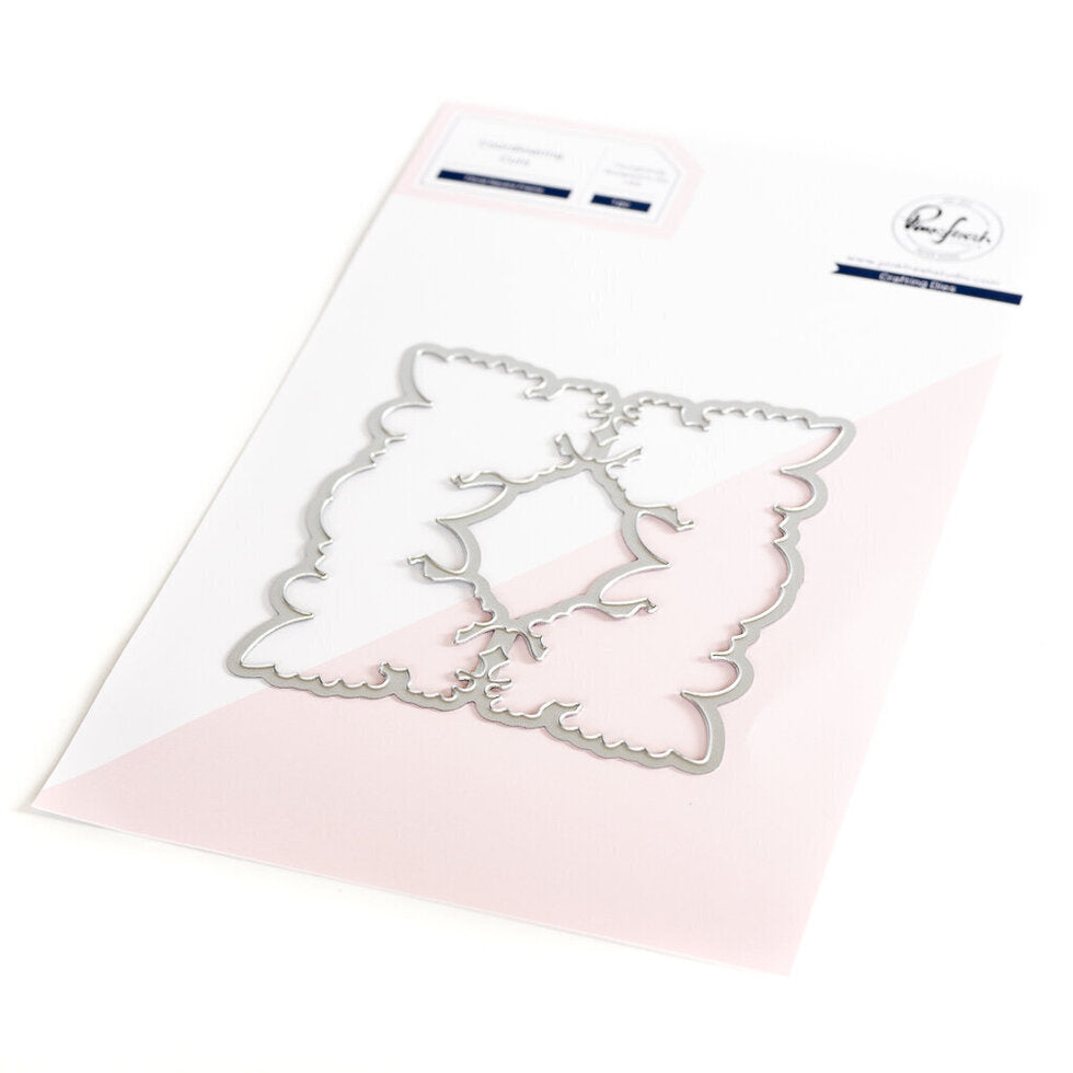 Matrice de découpe Cadre carré floral
