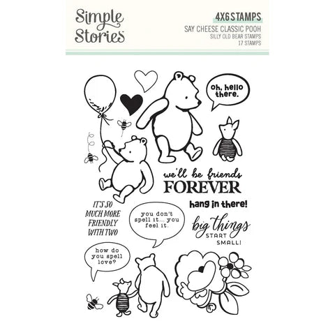 Simple Stories - Say Cheese Classic Pooh - Silly Old Bear Stamps