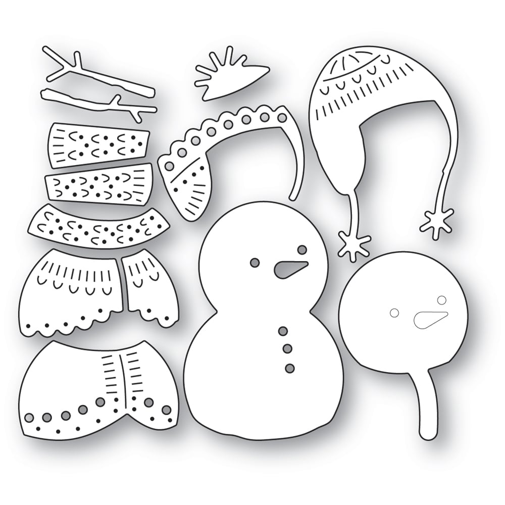 Doux bonhomme de neige nordique