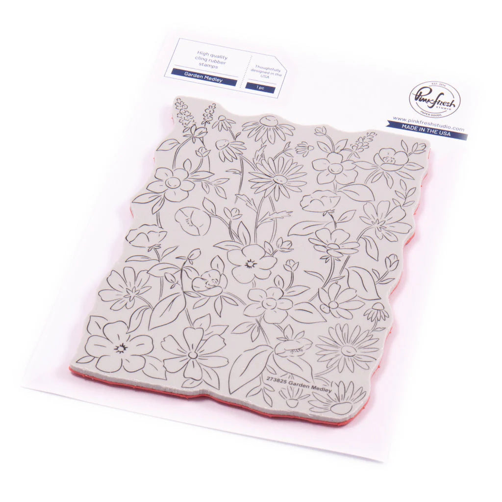 Garden Medley cling stamp