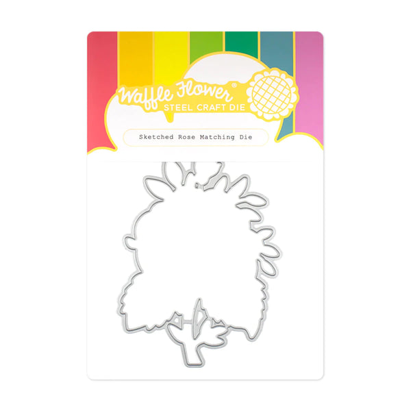 Sketched Rose Matching Die – Bumbleberry Papercrafts Ltd