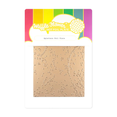 Splatters Foil Plate