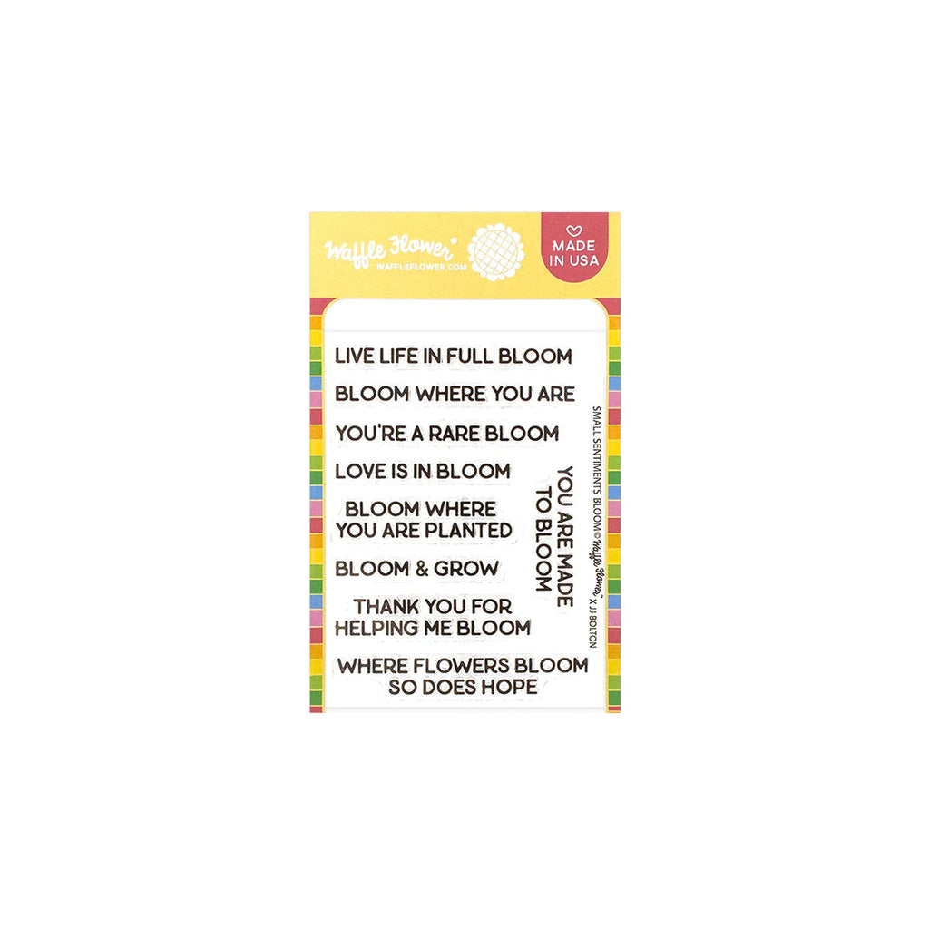 Small Sentiments Bloom Stamp Set