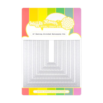 Matrice de découpe rectangles cousus A7