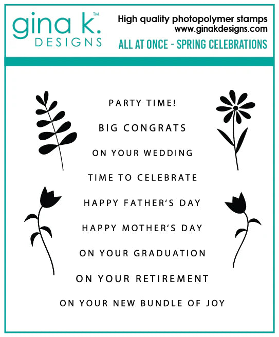 All At Once- Spring Celebrations Stamp Set