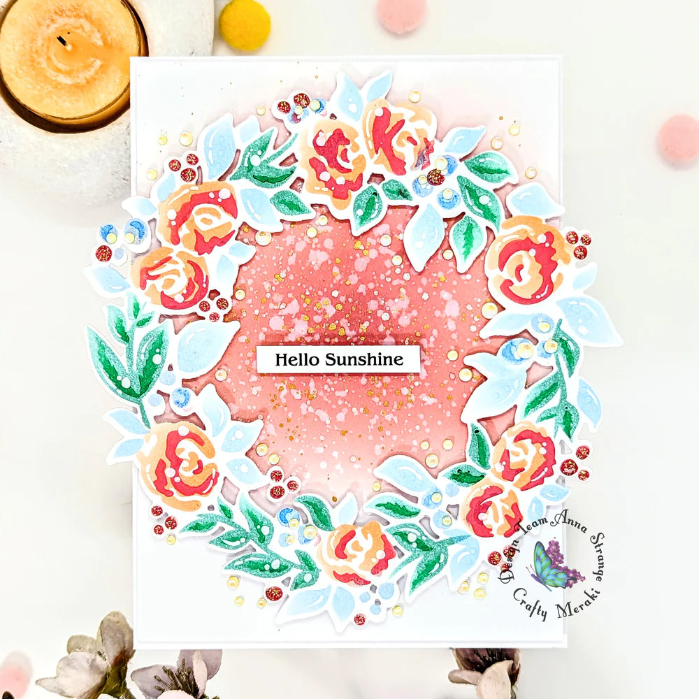 Blooming Halo Layering Stencil Set 