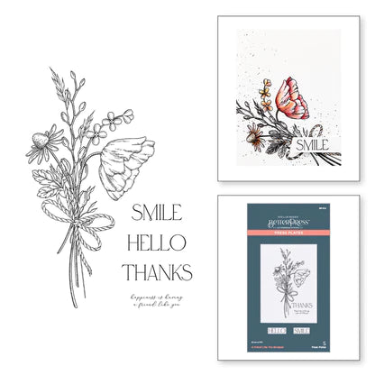 Assiette de presse pour bouquet A Friend Like You de la collection Pressed Posies