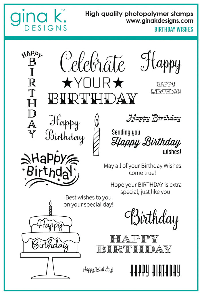 Birthday Wishes Stamp Set