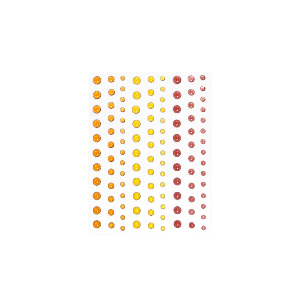 Translucent Sunset Hero Hues Enamel Dots*