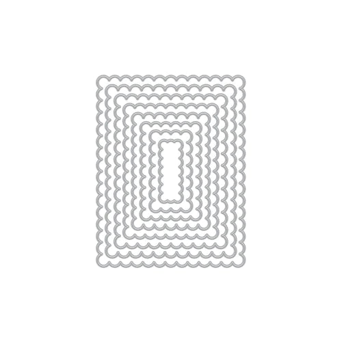 Matrices Infinity Rectangles Festonnés (H)