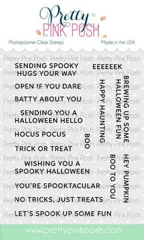 Sentiment Strips - Halloween Stamp