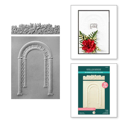Dossier de coupe et de gaufrage 3D Arbor & Ivy de la collection Through the Arbor Garden par Susan Tierney-Cockburn