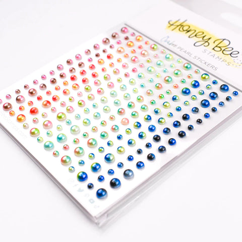 Ombre Pearls- Pearl Stickers - 210 Count