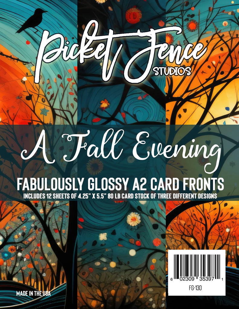 Fabulously Glossy A2 Card Fronts (12 pk)-A Fall Evening*