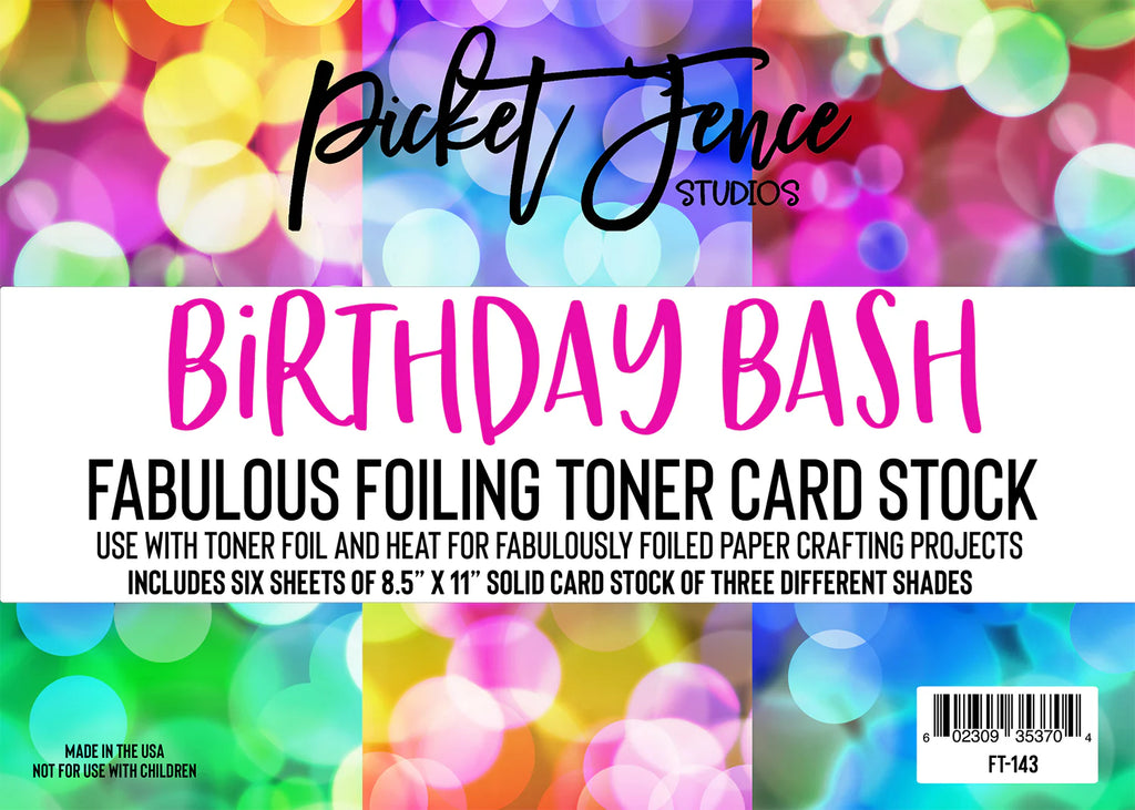 Fabulous Foiling Toner Card Stock - Birthday Bash*
