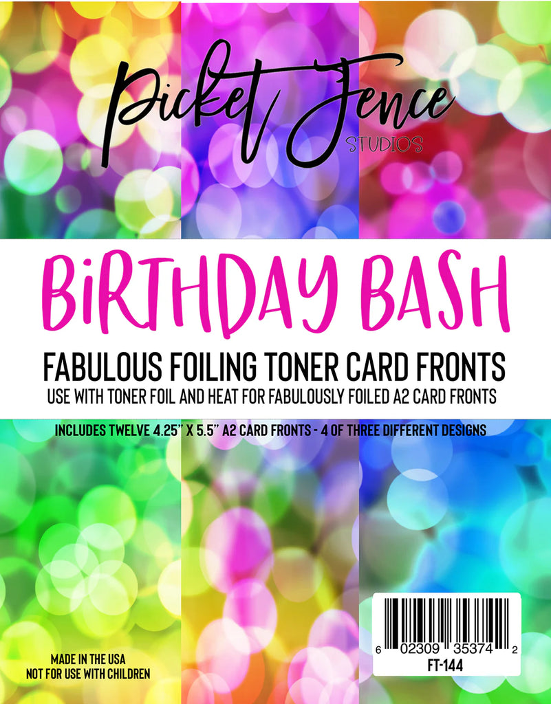 Fabulous Foiling Toner A2 Card Fronts - Birthday Bash*