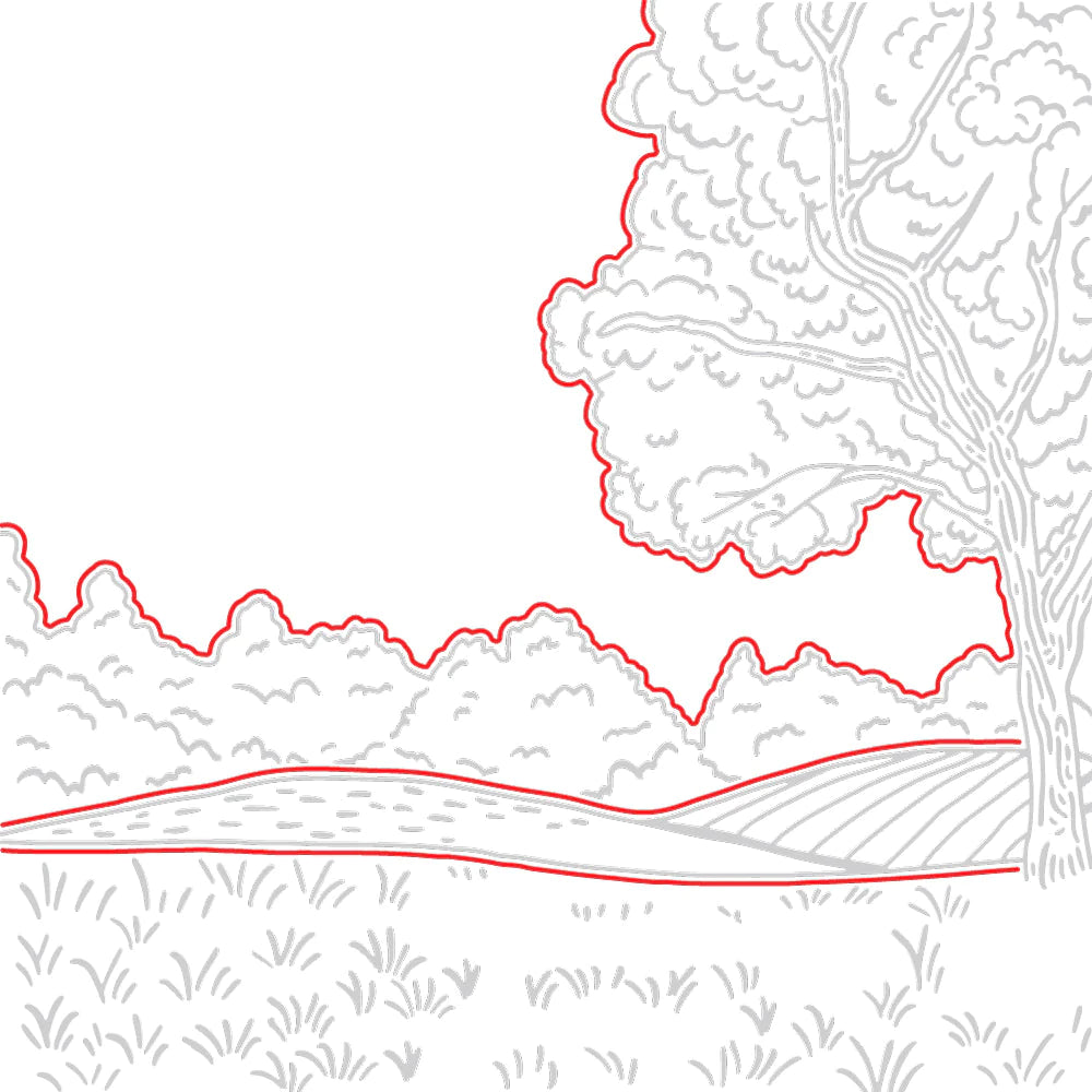 Farmhouse Fields Scene Builder - Honey Cuts