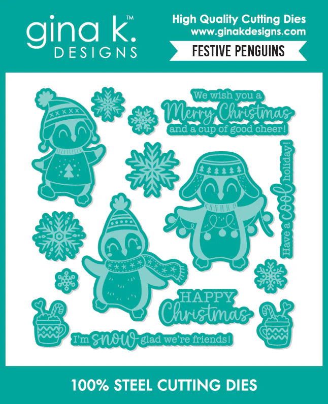 Festive Penguins Die Set