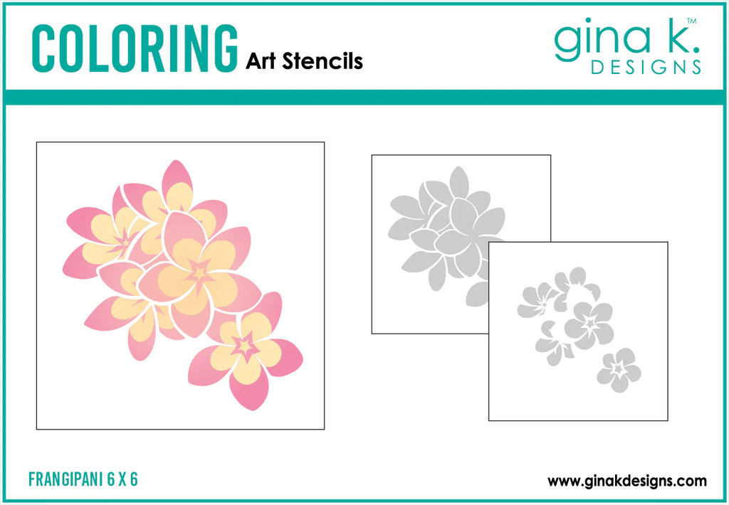 Frangipani Layering Stencil