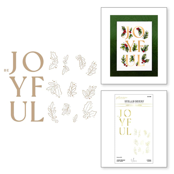 Assiette chaude Joyful Glimmer de la collection De-Light-Ful Christmas par Yana Smakula