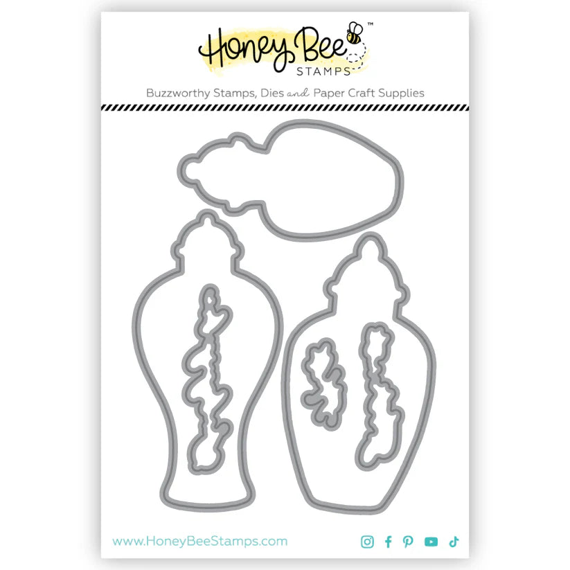 Ornate Ginger Jars Honey Cuts