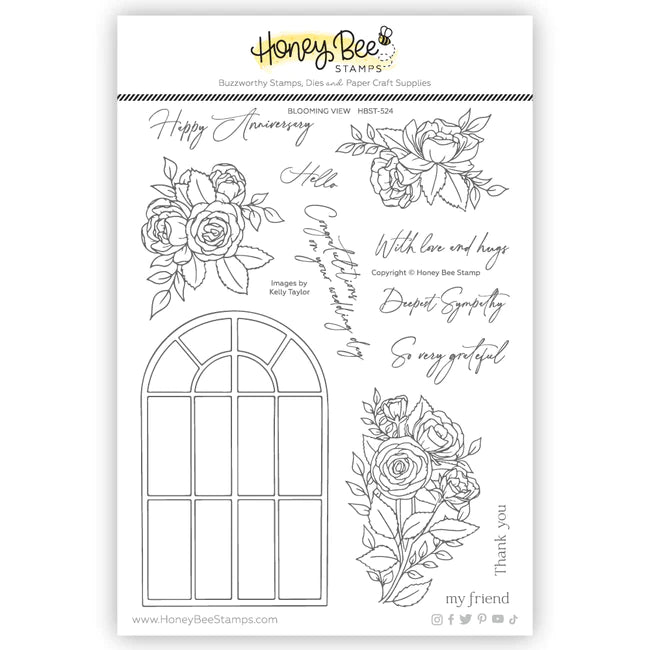 Blooming View 6x8 Stamp Set