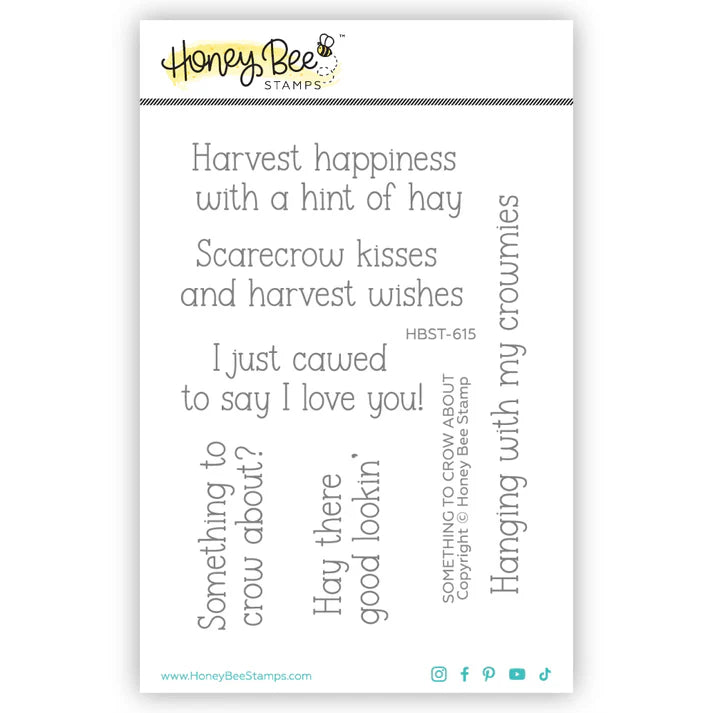Something To Crow About 3x4 Stamp Set
