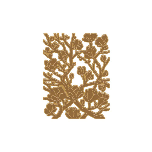 Magnolia Branches Hot Foil Plate (E)