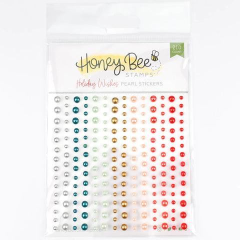 Holiday Wishes Pearls- Pearl Stickers - 210 Count
