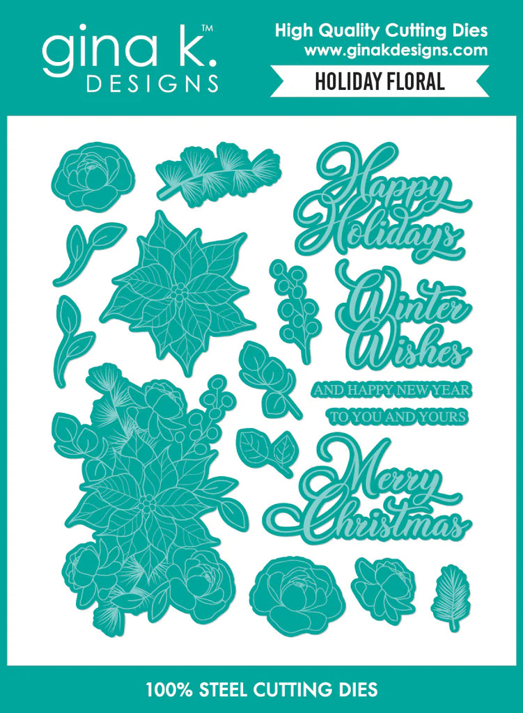 Holiday Floral Die