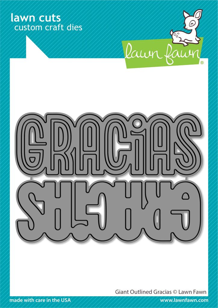 Giant Outlined Gracias