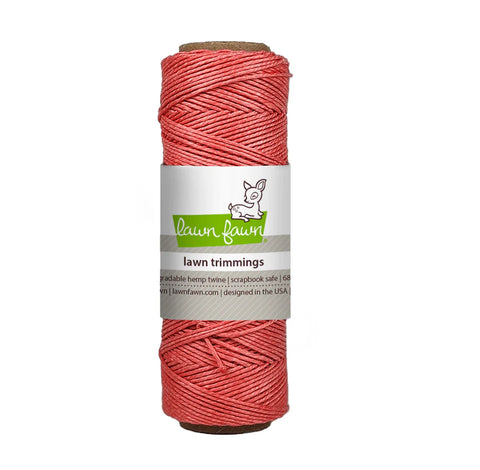 Coral Hemp Twine*