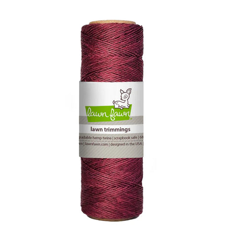 Burgundy Hemp Twine*