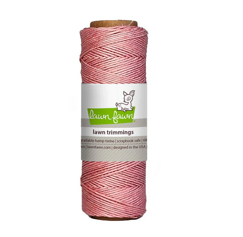 Dusty Rose Hemp Twine*