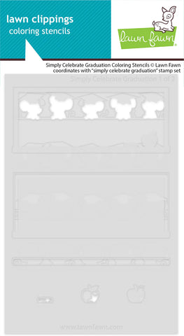 Simply Celebrate Graduation Coloring Stencils