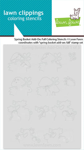 Spring Basket Add-On: Fall Coloring Stencils