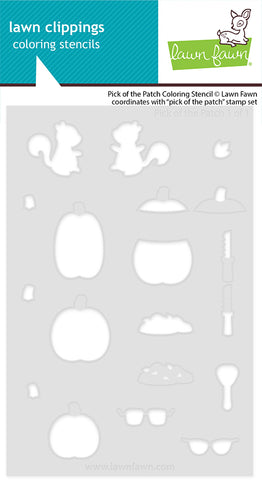 Pick Of The Patch Coloring Stencil
